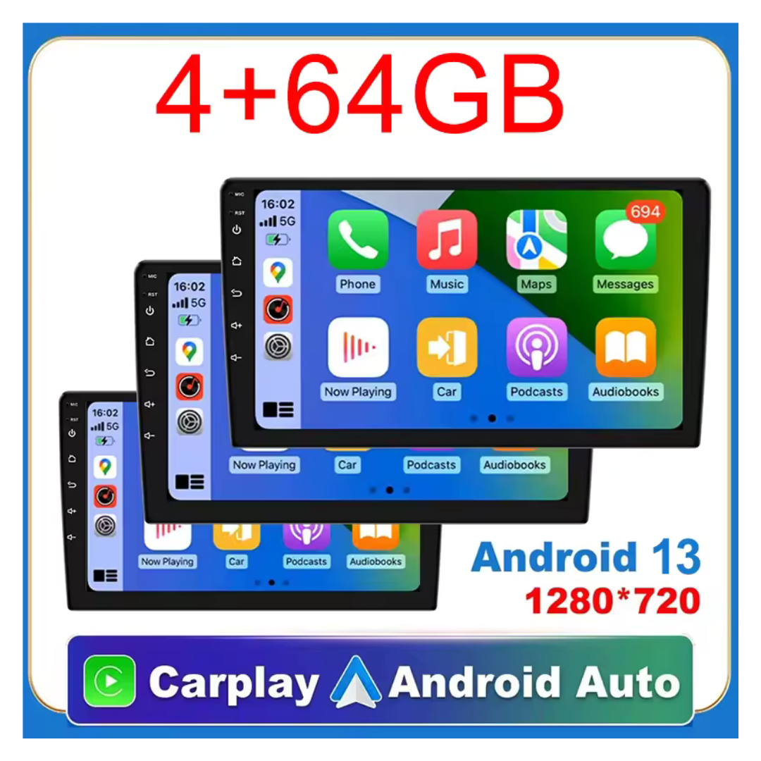 7" Universal Android 13 Radio Smart Carplay