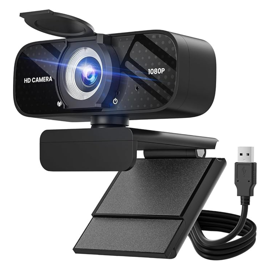 Catitru Full HD 1080P Webcam With Built-In Mic
