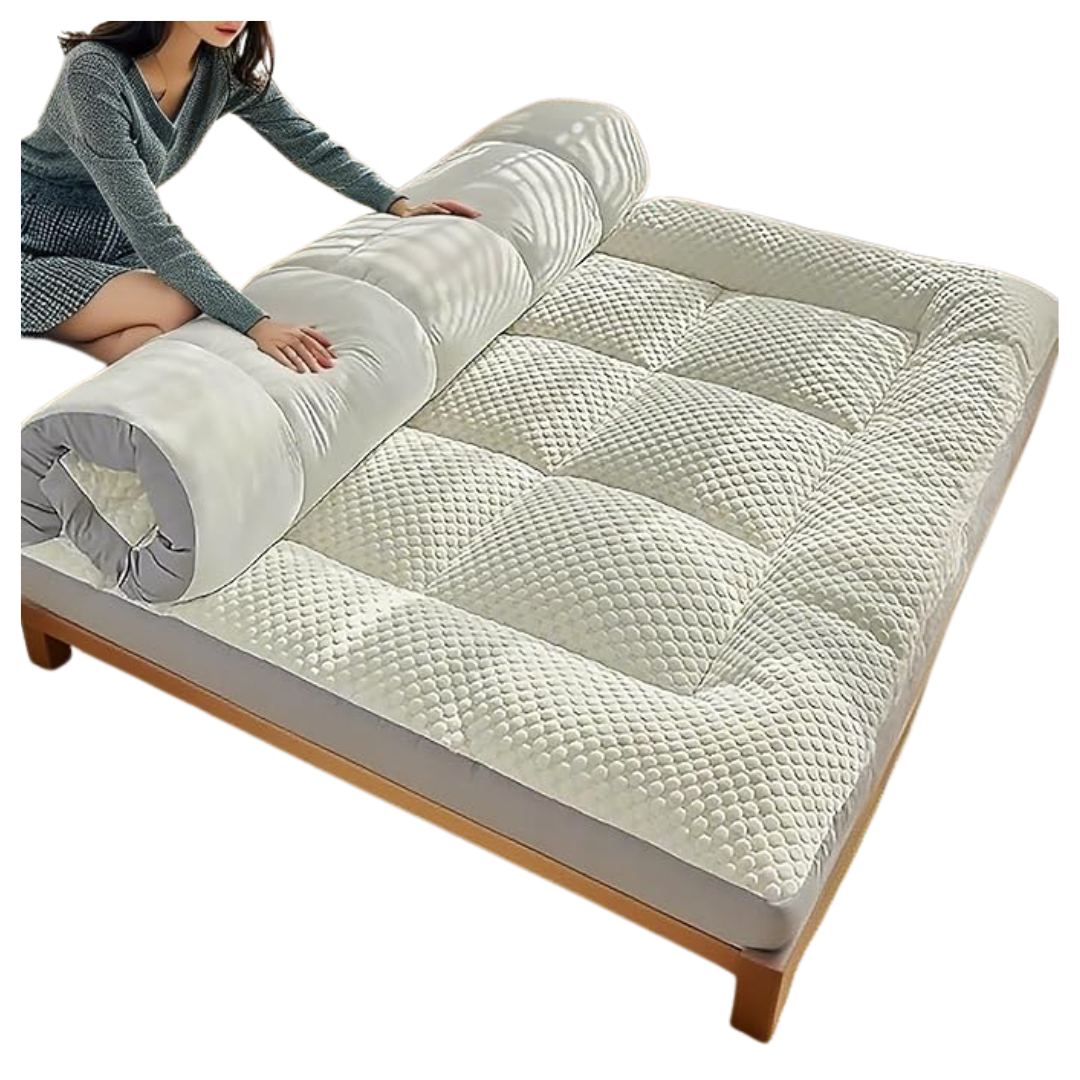 Bravbowerry 2 Inch Extra Thick Queen Mattress Topper (60" x 80")