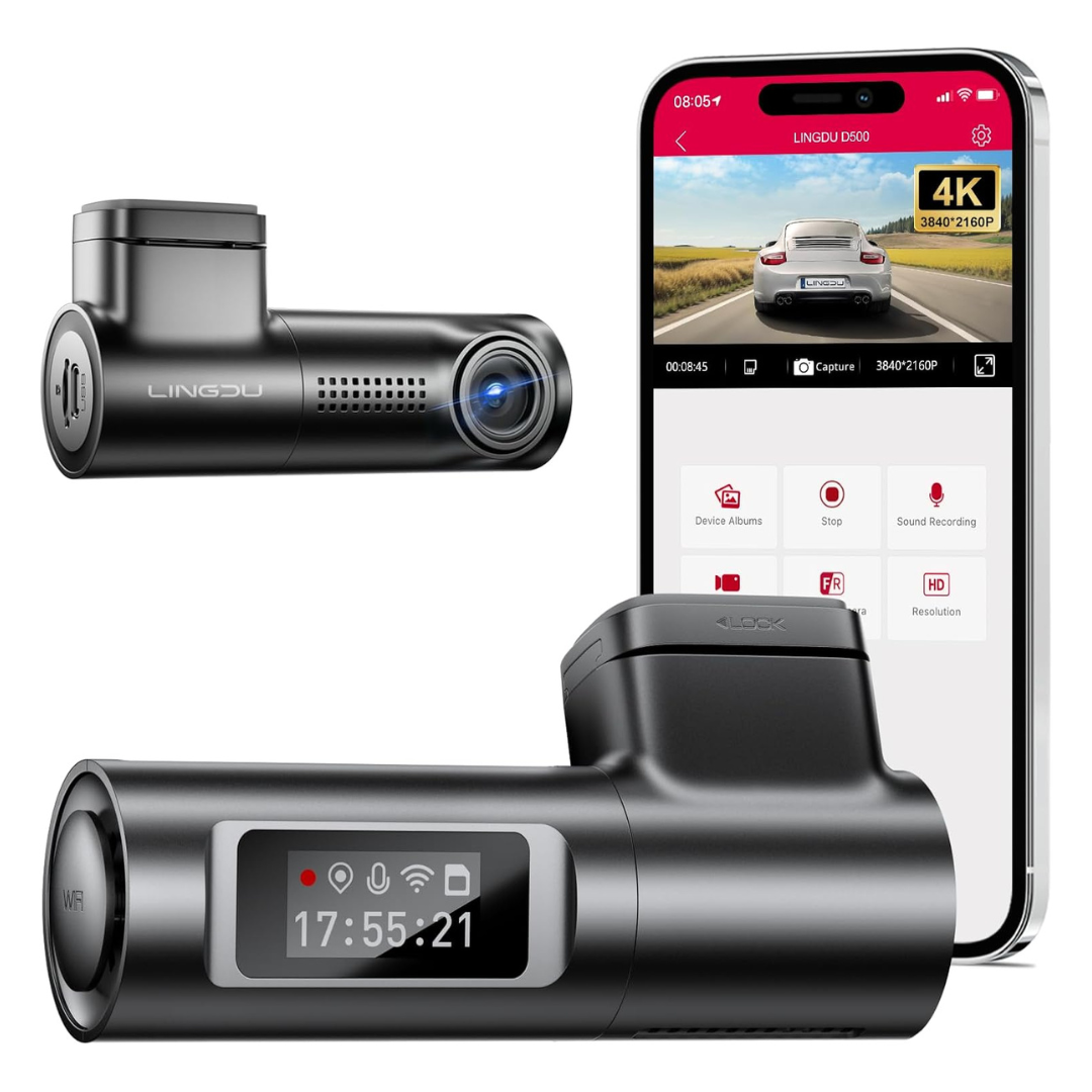 Lingdu D500 Smart Dash Cam 4K For Cars