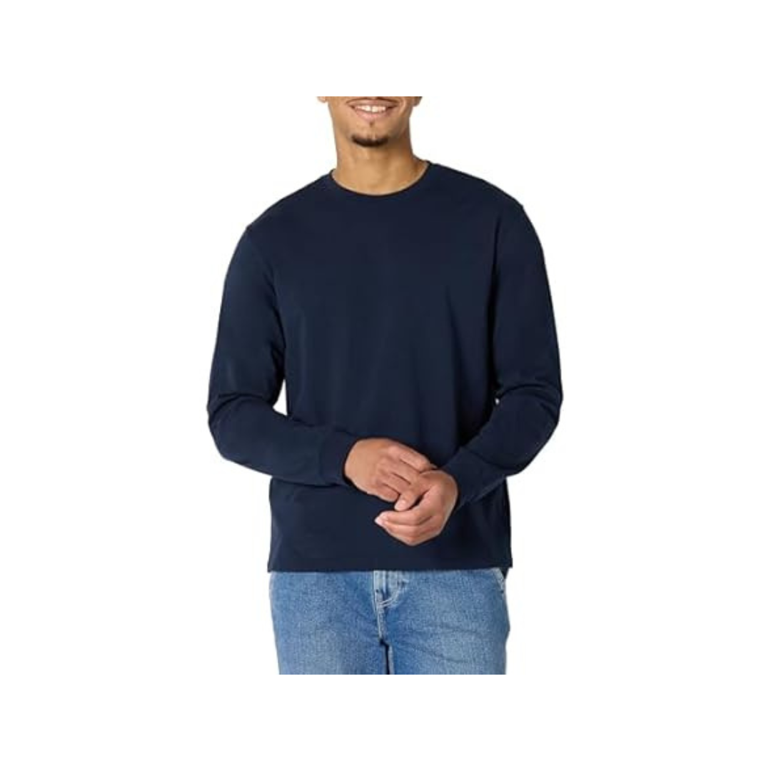 Amazon Essentials Men's Heavyweight Relaxed Fit Long Sleeve T-Shirt