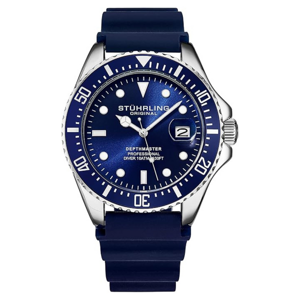 Men's Quartz Silver 42MM Water Resistant Watch