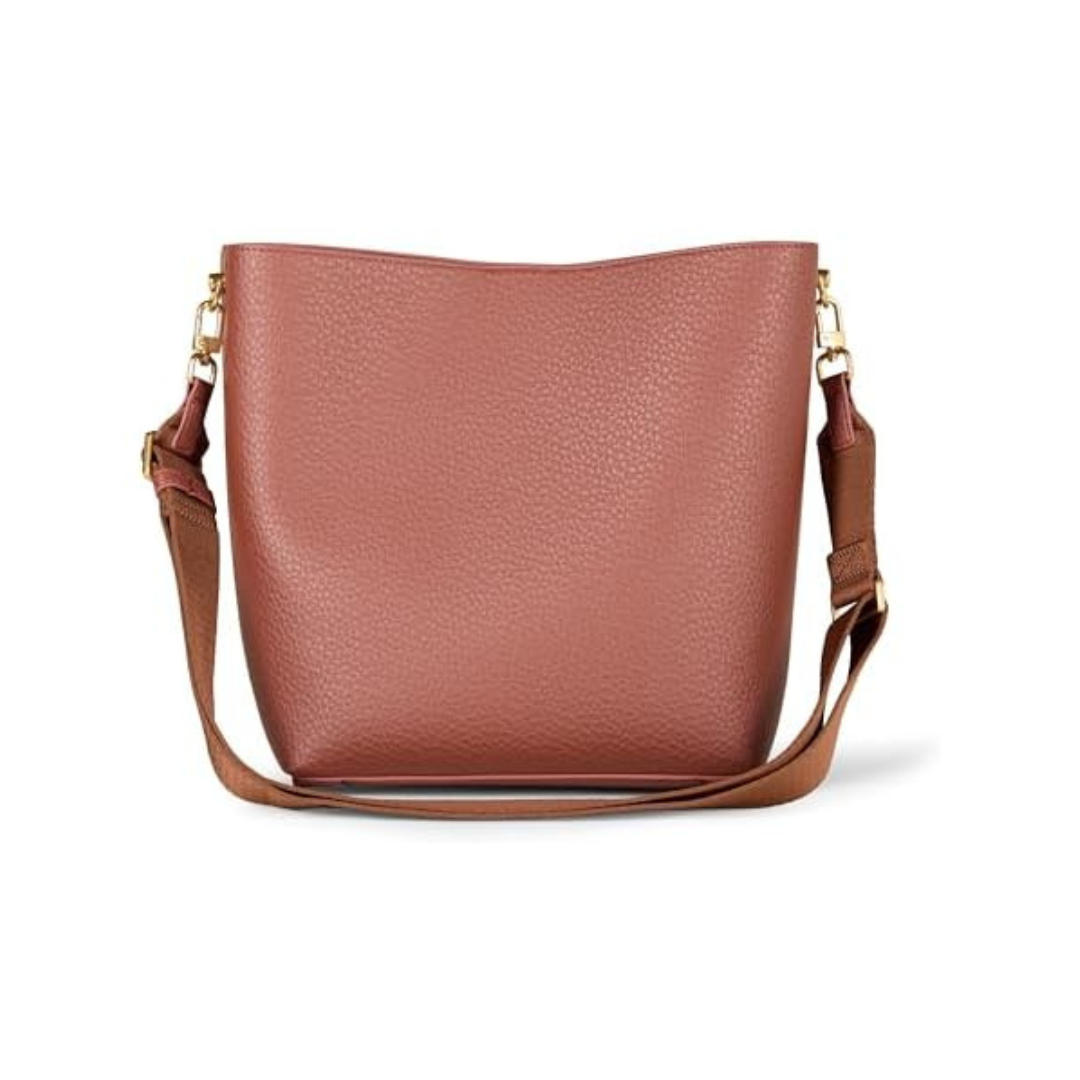 Amazon Essentials Women's Soft Bucket Bag With Minimalist Design