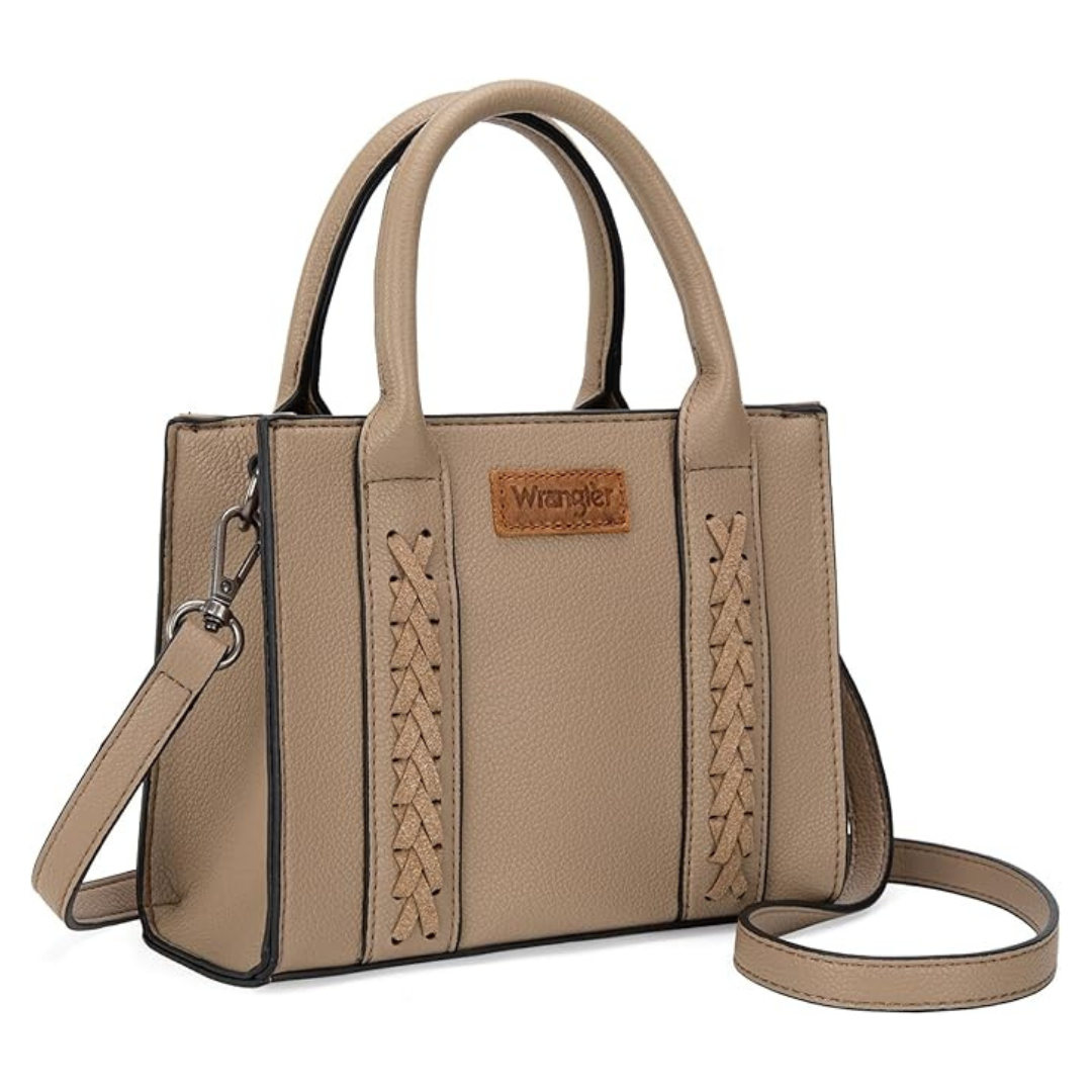 Wrangler Women's Satchel Top-Handle Crossbody Purse