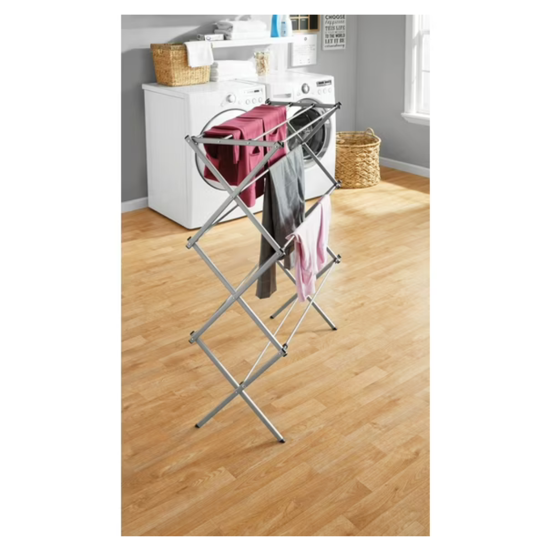 Mainstays Oversized Collapsible Steel Laundry Drying Rack