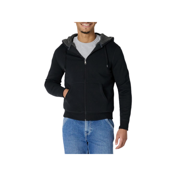 Amazon Essentials Men's Sherpa-Lined Full-Zip Fleece Sweatshirt