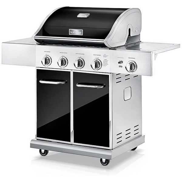 NutriChef 52,000 BTU 5-Burner Stainless Steel Propane Gas Grill