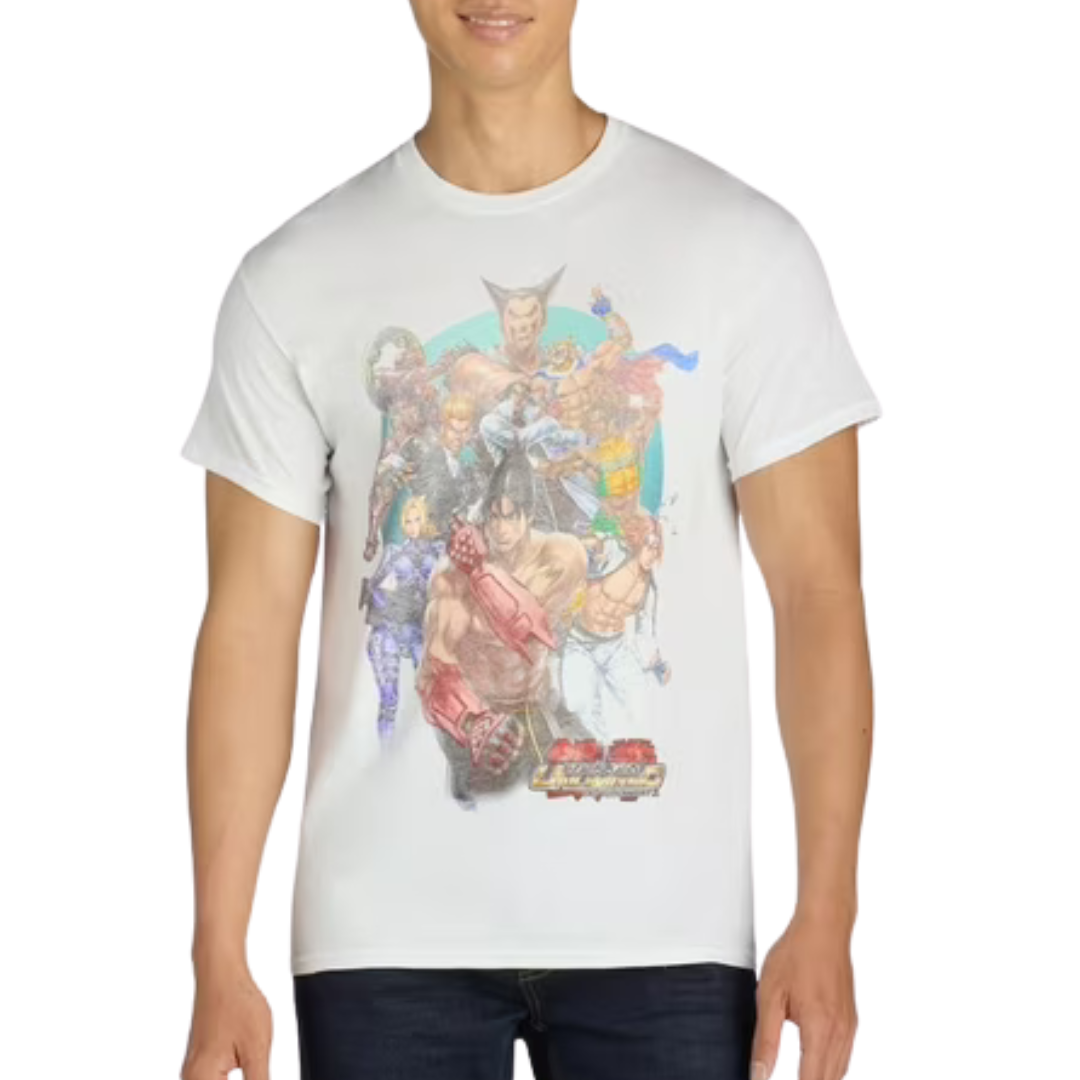 Tekken Men's Group Graphic T-shirt