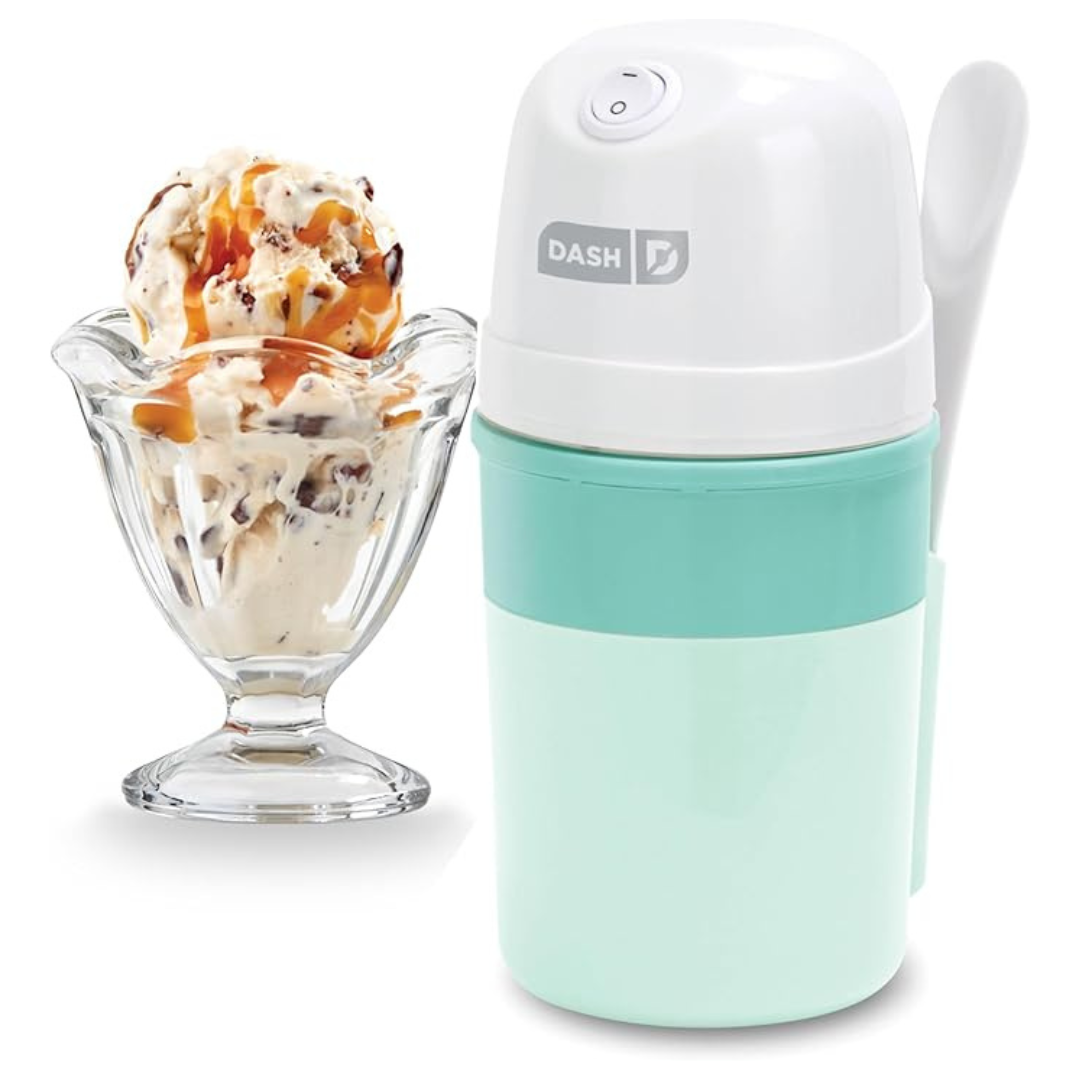 DASH My Pint Multi-Purpose Ice Cream Maker Machine w/ Mixing Spoon