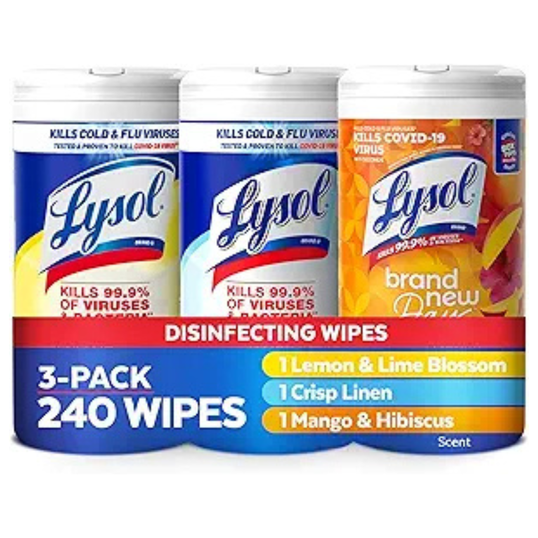 240-Count Lysol Disinfectant Cleaning Wipes