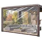 4' x 6' Plastic Small Clear Waterproof Tarp