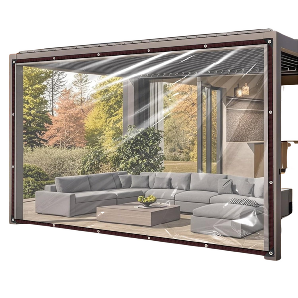 4' x 6' Plastic Small Clear Waterproof Tarp
