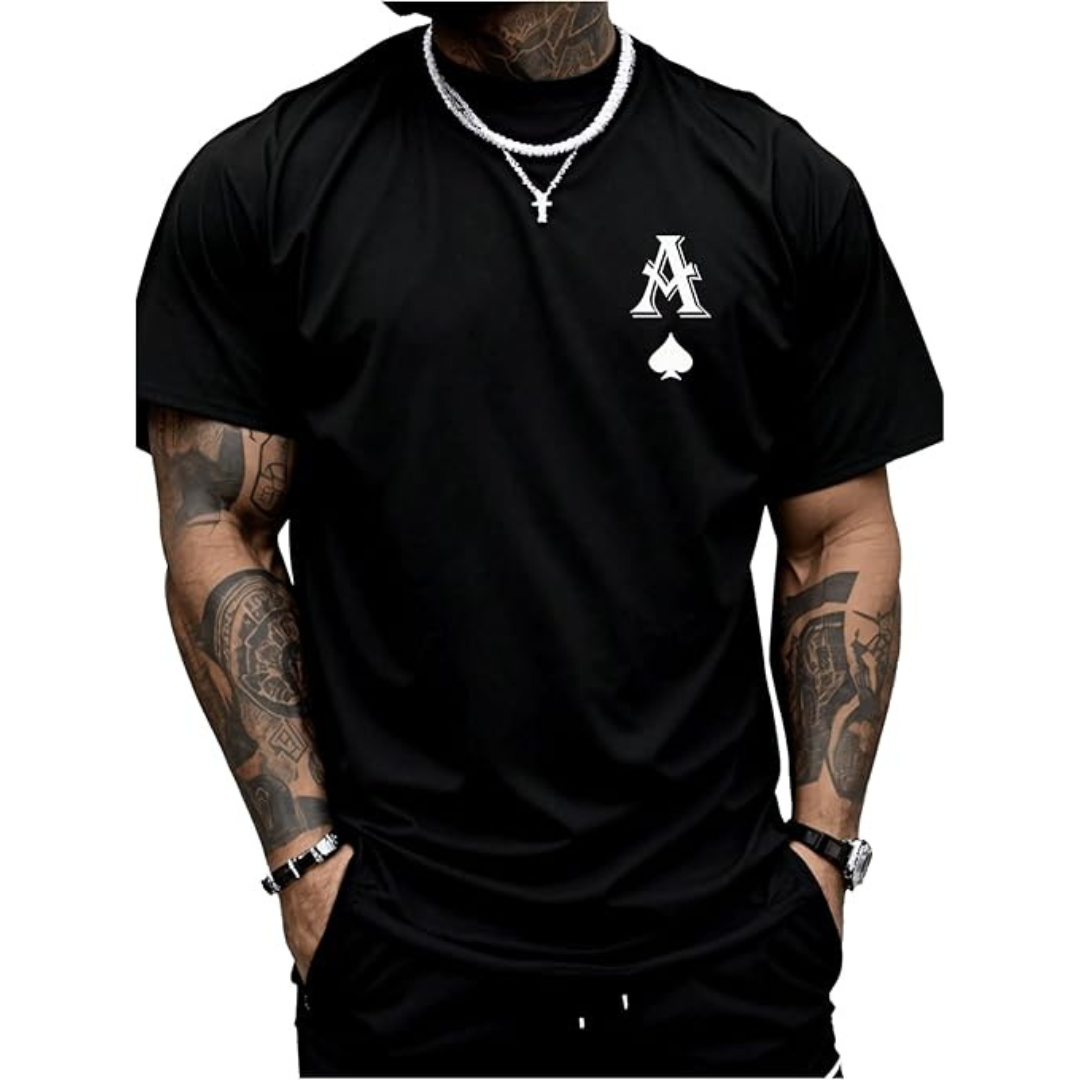 Men's Short Sleeve Round Neck Graphic T-Shirt (various)