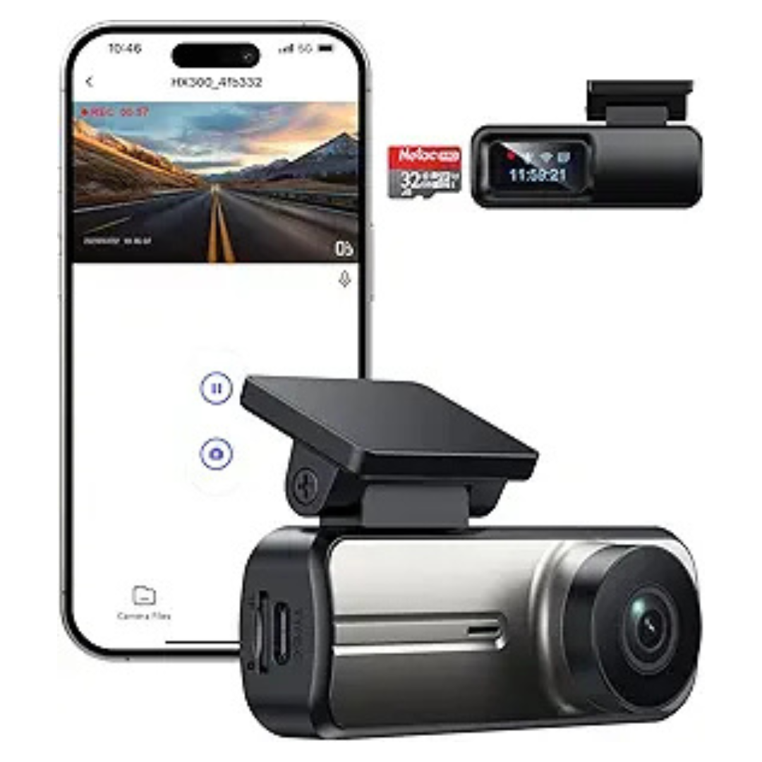 WiFi FHD 1080P Car Dash Camera with 32G SD Card