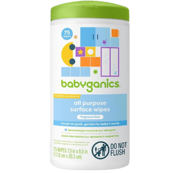 75-Count Babyganics All Purpose Surface Wipes