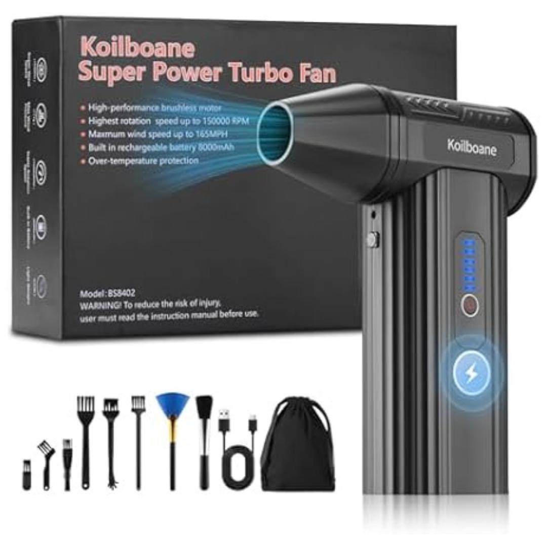 Koilboane Compressed Air Duster Cordless Electric Blower