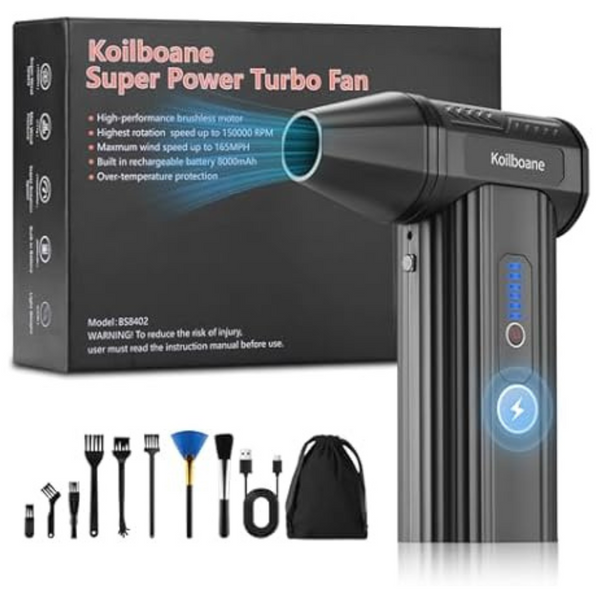 Koilboane Compressed Air Duster Cordless Electric Blower