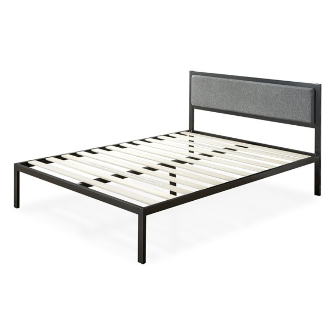 Zinus Korey 14" Steel Platform Bed Frame With Headboard