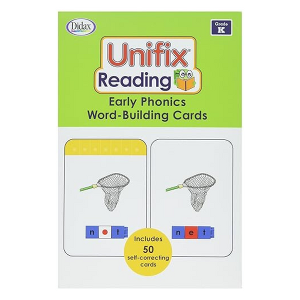 Didax Unifix Reading: Early Phonics Word-Building Cards