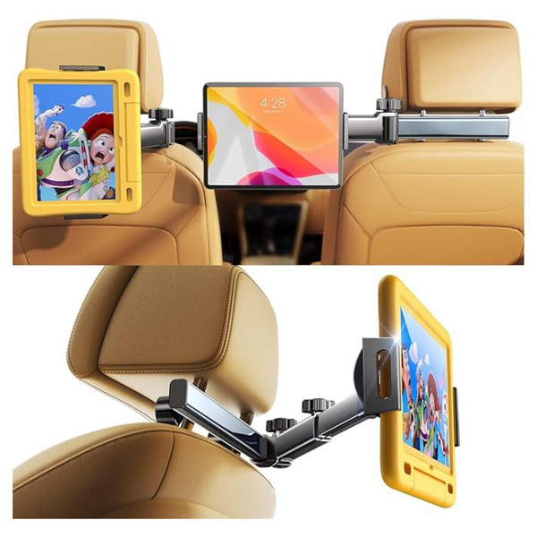 Lisen 3-In-1 Adjustable Tablet Holder Mount For Cars