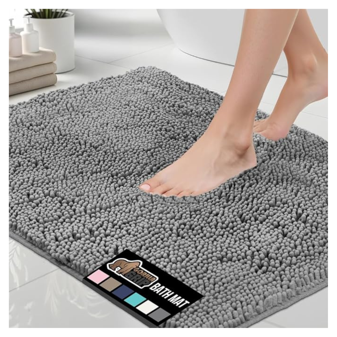 24"x17" Gorilla Grip Quick Dry Microfiber Bath Rug