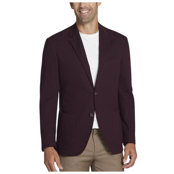 Jos. A. Bank Tailored Fit Pique Regular Knit Jacket