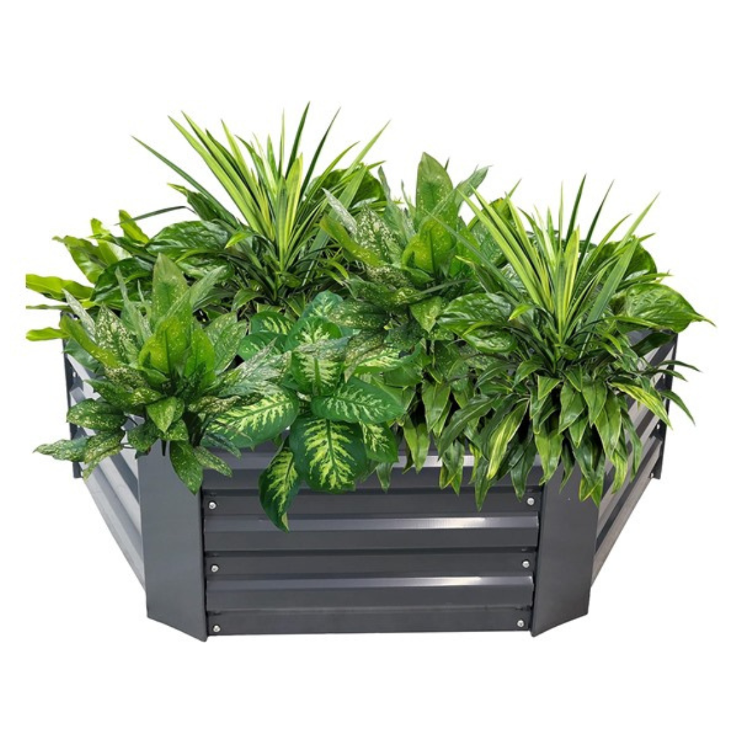 Sunnydaze 11.75" H Raised Metal Garden Bed
