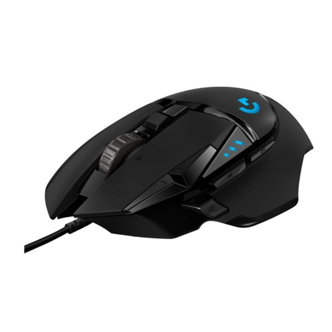 Logitech G502 HERO Wired Gaming Mouse w/ RGB Lighting (Black)