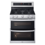 LG 30" Smart Wi-Fi Freestanding Double Oven Gas Range (Stainless Steel)