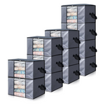 12-Pack 90L Extra Large Heavy Duty Moving Bags With Handles & Zipper