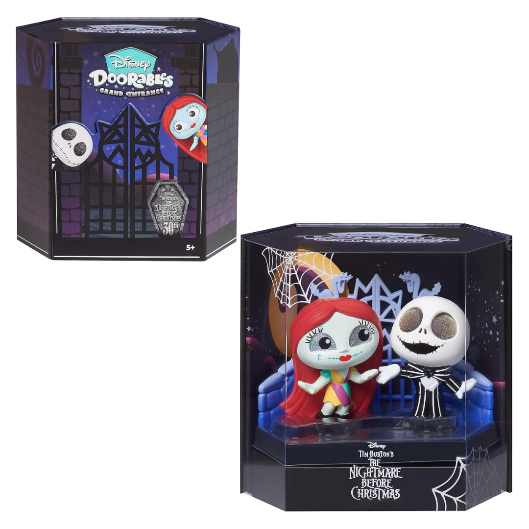 Just Play Disney 3" Grand Entrance Jack Skellington & Sally Figure Set