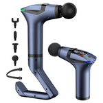 3-in-1 Handheld Body Deep Tissue Massage Gun W/ 12-Speeds & 4-Heads