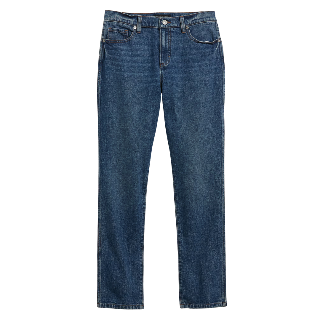 Banana Republic Factory Women's Slouch Jeans (Dark Wash)