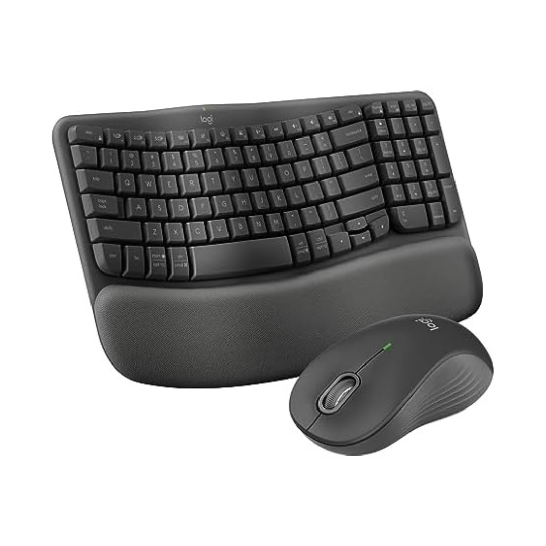 Logitech Wave Keys MK670 Wireless Keyboard And Mouse Combo (Graphite)