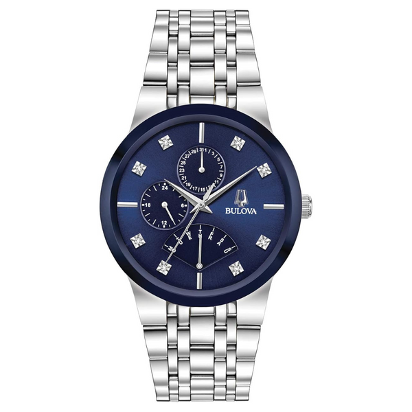 Bulova Men's Modern Stainless Steel Multi-Function Quartz Watch