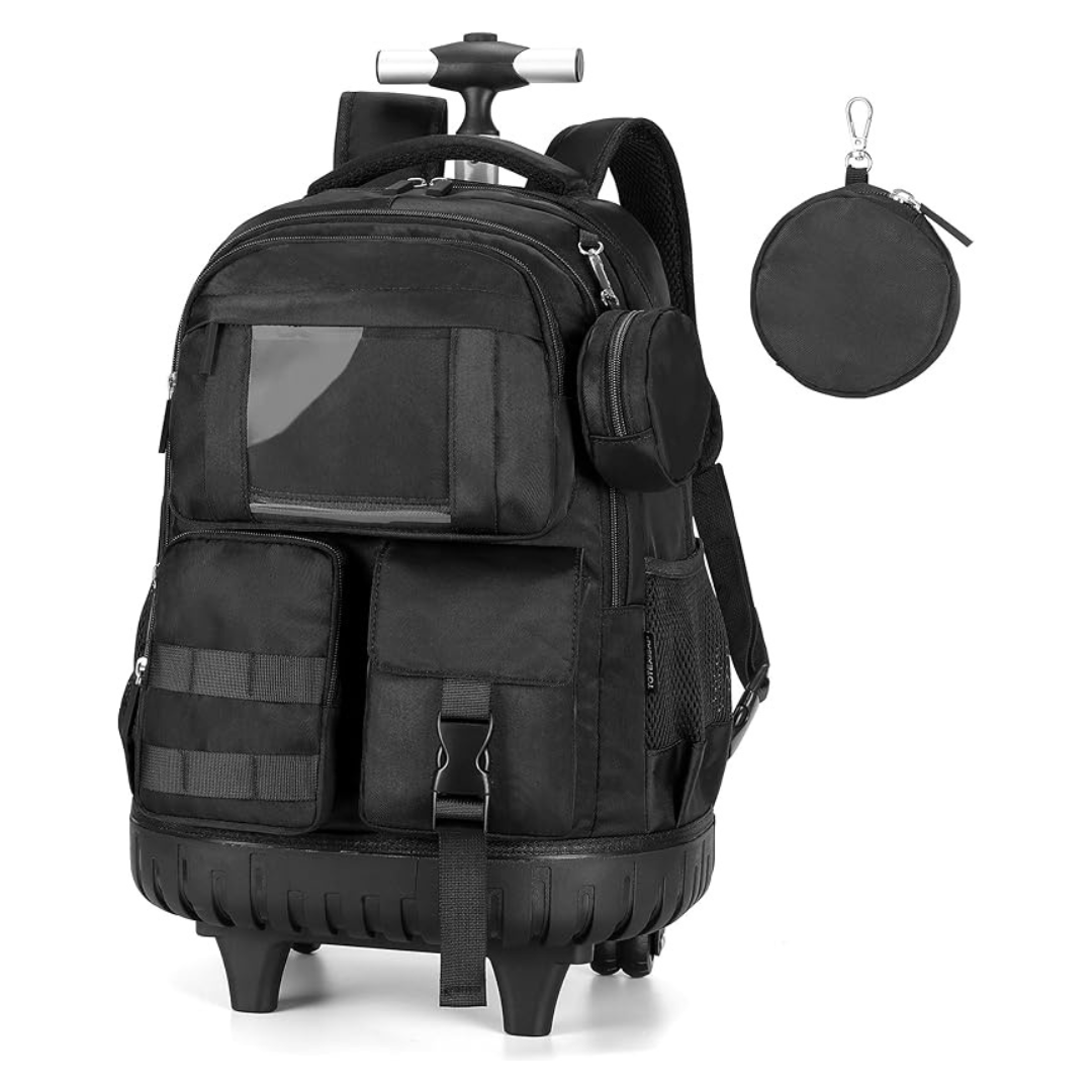 Totexisap 21" Kids Rolling Backpack With Wheels