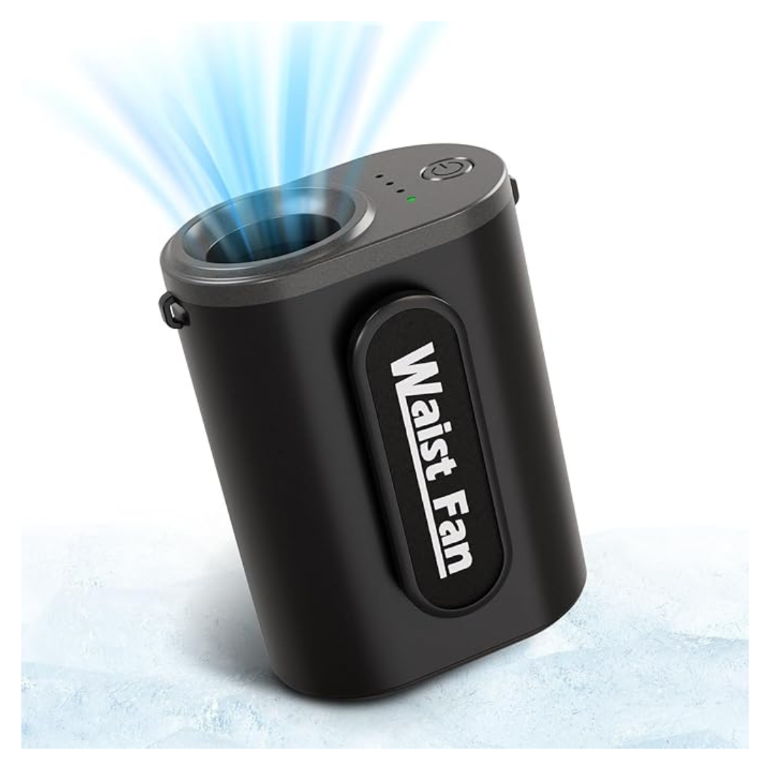 Portable Clip-On Rechargeable Waist Fan