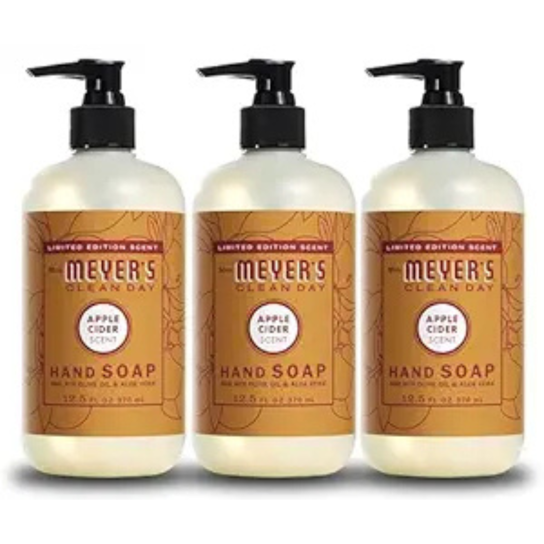 3-Pack 12.5-Oz MRS. MEYER'S Clean Day Hand Soap