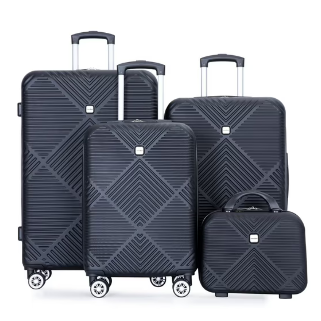 4-Piece Tripcomp Suitcase Set w/ Spinner Wheels (7 Colors)