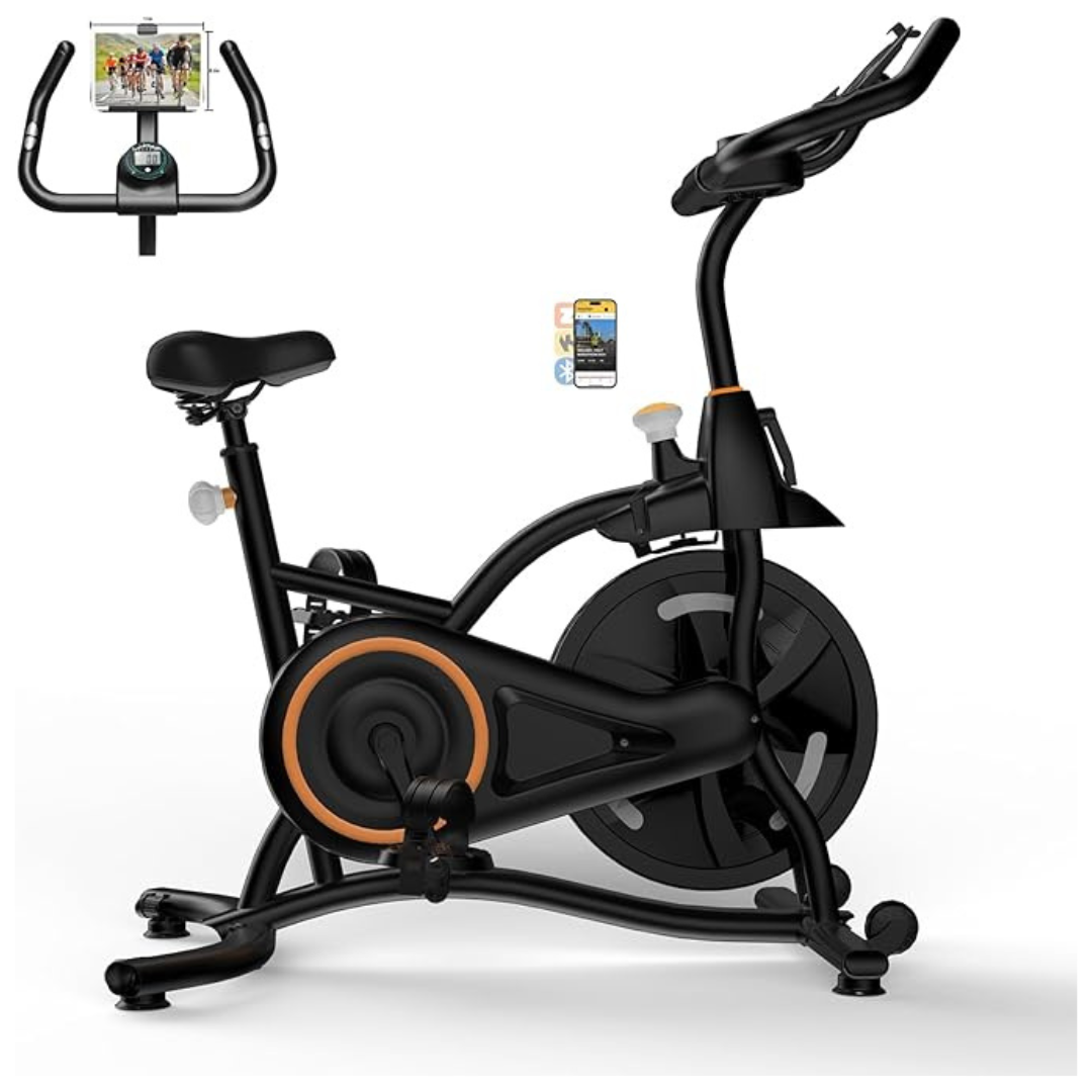 Hillhub Reinforced Steel Stationary Exercise Bike