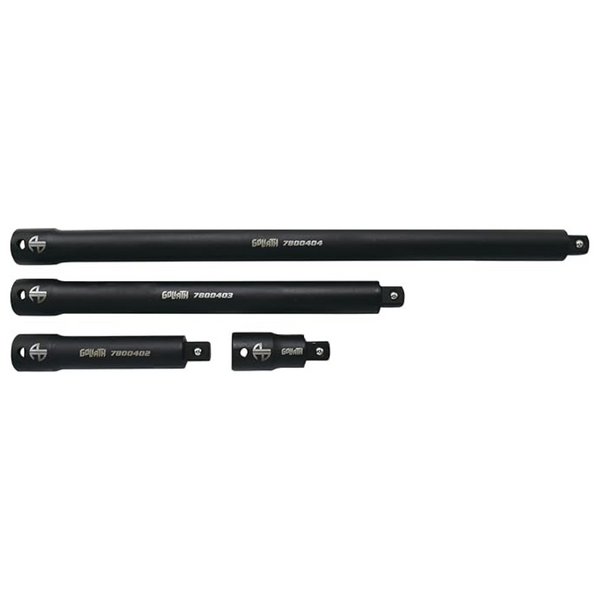 4-Piece Astro 0.5" Goliath Torque-Saver Impact Extension Bar Set