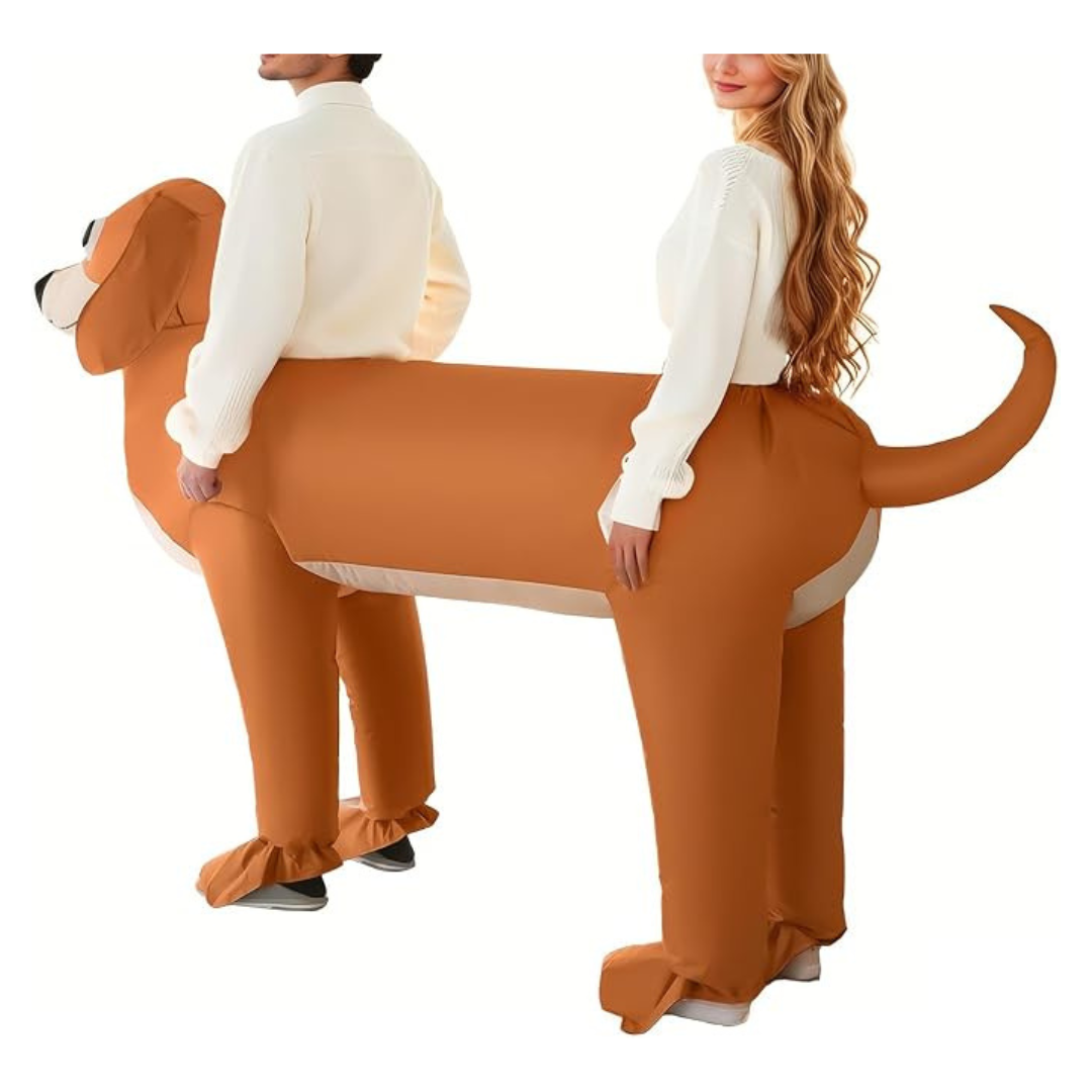 Couple Inflatable Dachshund Costume
