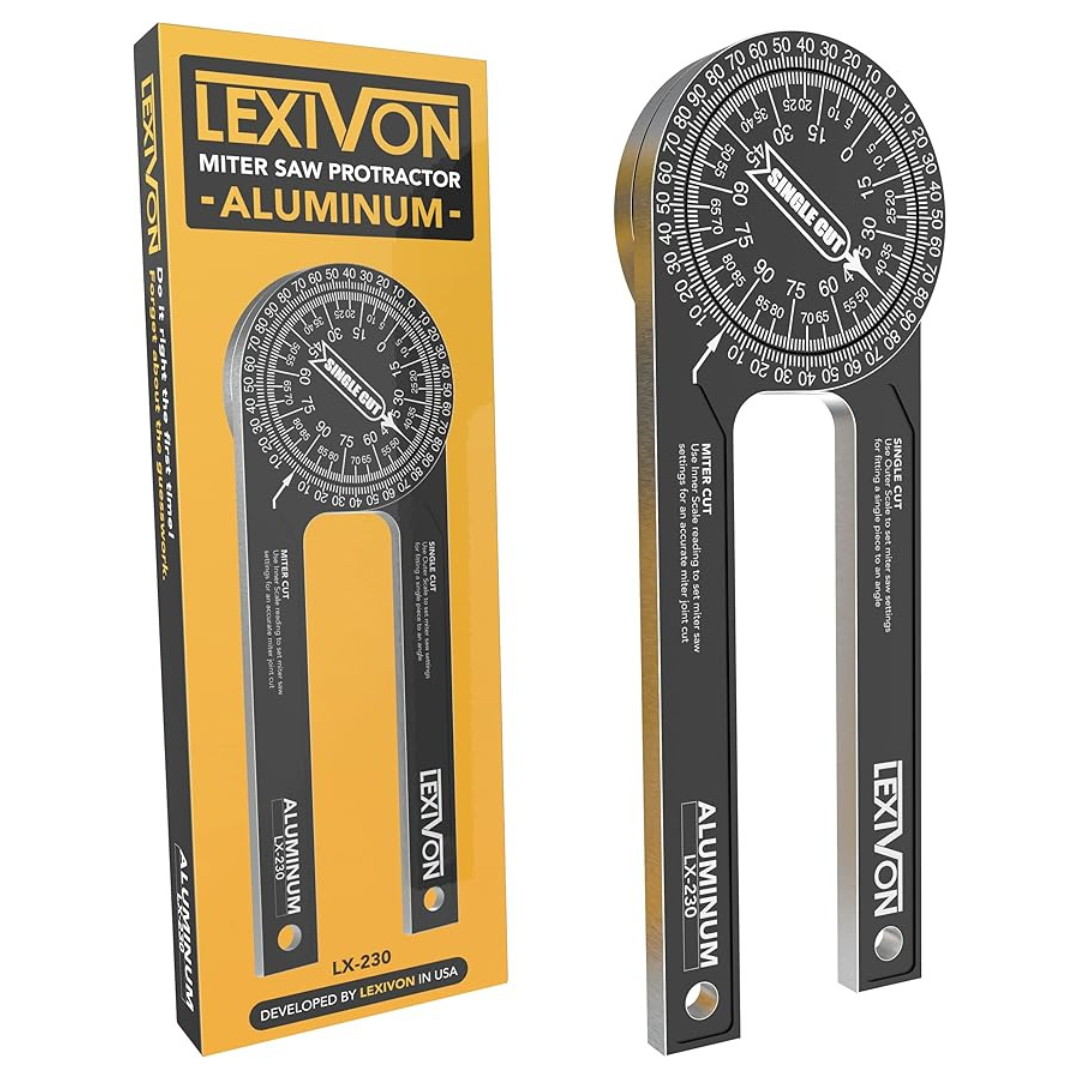 Lexivon 7" Aluminum Miter Saw Protractor (LX-230)