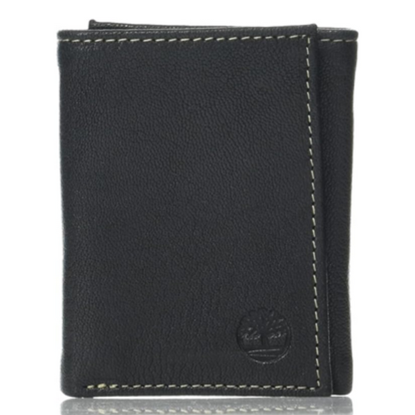 Timberland Men's Leather RFID Blocking Trifold Wallet (2 Colors)