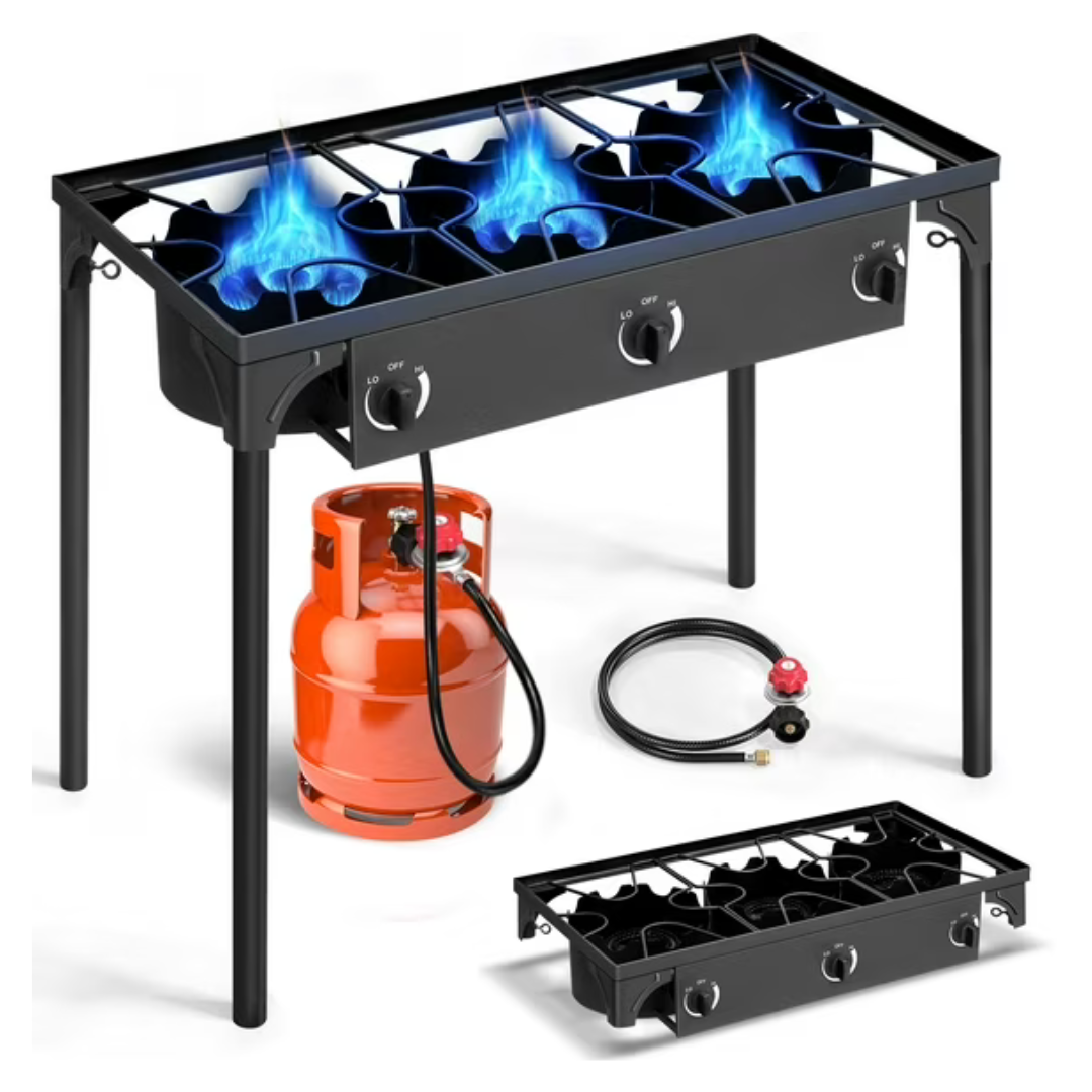 Ktaxon 3-Burner Propane Gas BBQ