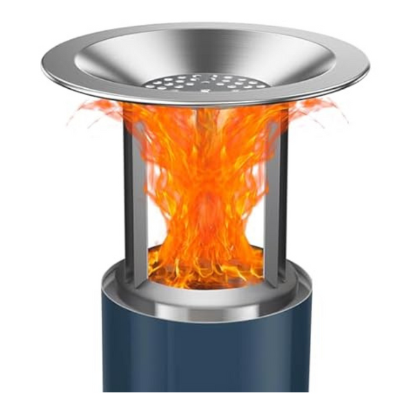 Heat Deflector Solo Stove Mesa with Detachable Legs