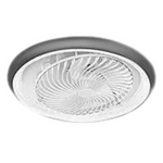 Jszjsz 19" Invisible Ceiling Fan with LED Light