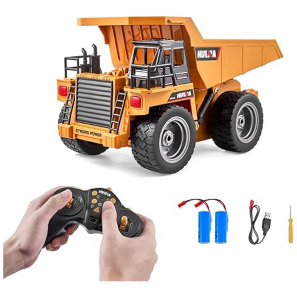 Vevor 9-Channel 1:18 Scale Remote Control Dump Truck Toy