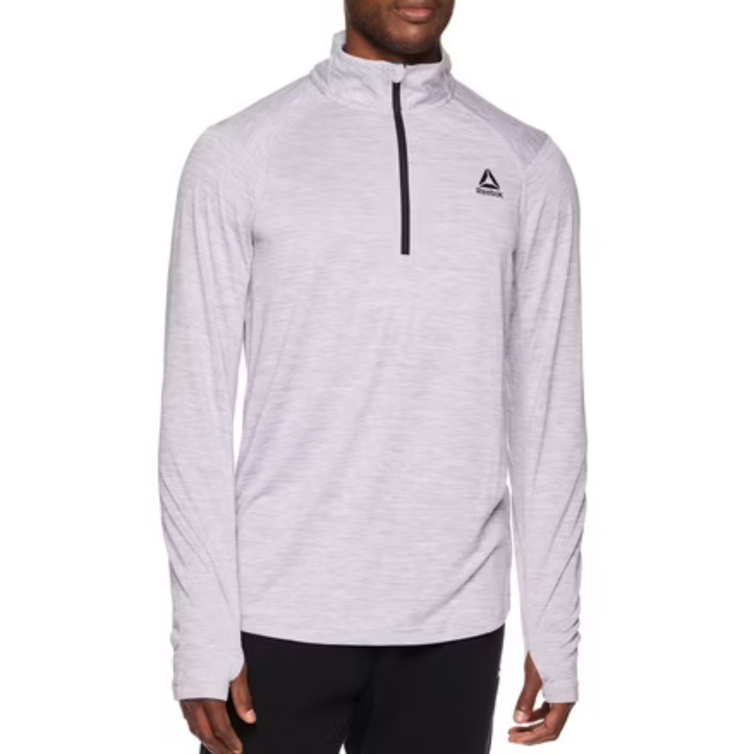 Reebok Men's & Big Men's Trail Quarter-Zip Active Pullover Shirt