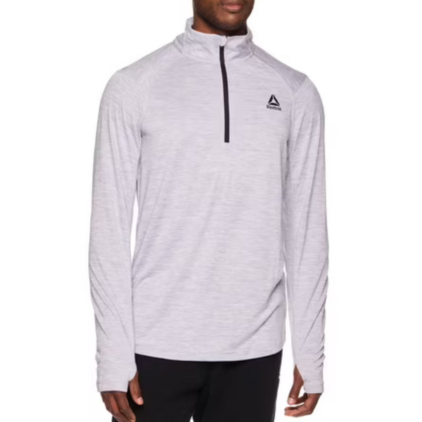 Reebok Men's & Big Men's Trail Quarter-Zip Active Pullover Shirt